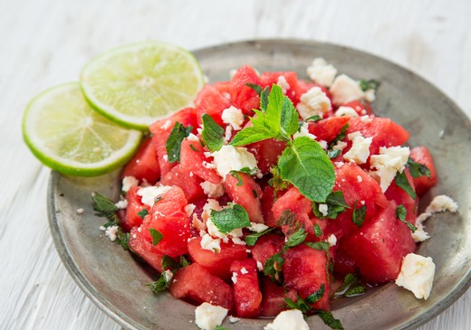 Watermelon and Crab Salad